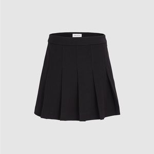 Brand New Plaid Pleated A-line Skirt